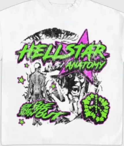 Hellstar Anatomy T-Shirt White