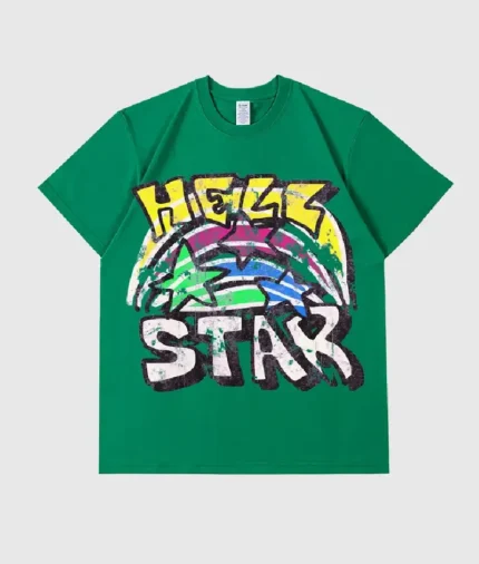 Hellstar Graphic Green T-Shirt