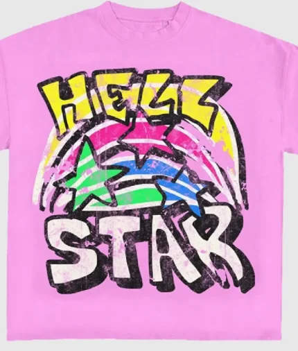 Hellstar Graphic Pink T-Shirt
