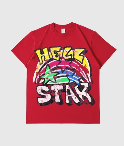 Hellstar Graphic Red T-Shirt