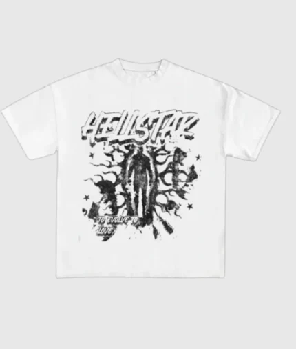 Hellstar To Evolve To Love T-Shirt White