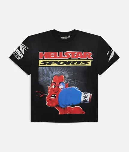 Hellstar Knock Out T-Shirt Black